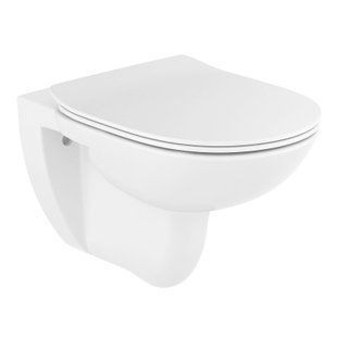 DEBBA Round Rimless унітаз підвісний, з сидінням Slim slow closing ROCA A34H992000 A34H992000 фото