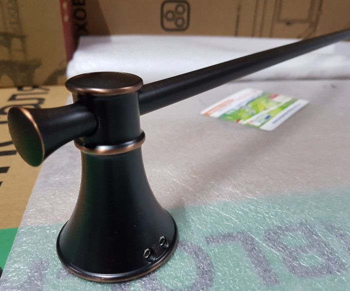 Вінтажний Тримач для рушників, брашований чорний, IMPRESE PODZIMA ZRALA ZMK02170827 56599 фото
