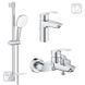EUROSMART набор смесителей для ванны (33265003+33300003+26907003) Grohe UA123238S3 UA123238S3 фото 1