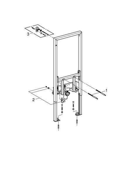 Інсталяція для біде Grohe Rapid SL 38553001 38553001 фото
