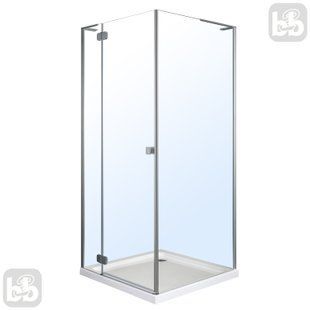 Душова кабіна 90*90 розпашна з піддоном Volle Benita 10-22-905L квадратна 054937 фото