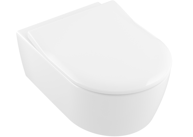 Сидіння кришка для унітаза Villeroy & Boch Avento 9M87S101 SlimSeat SoftClosing QuickRelease White Alpin 9M87S101 фото