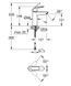 Смеситель для умывальника M-Size, хром, Grohe Eurosmart New 23324003 23324003 фото 3