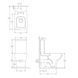 MORETTA унітаз підлоговий 64,5*34,5*78см, з сидінням Slim Soft Close DiMARCO DM2A002WH DM2A002WH фото 3