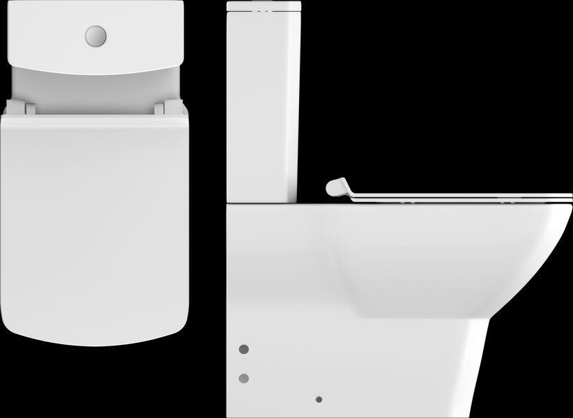 MORETTA унітаз підлоговий 64,5*34,5*78см, з сидінням Slim Soft Close DiMARCO DM2A002WH DM2A002WH фото