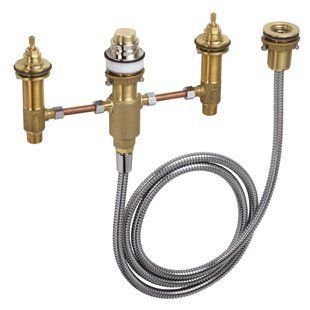 Hansgrohe Внутрішня частина змiшувача для монтажа на край ванни на 4 отвори HANSGROHE 13244180 13244180 фото