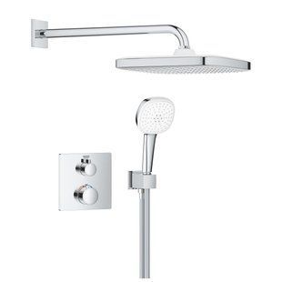 Grohtherm Прихована душова система з лійкою Tempesta 250 Cube з термостатом Grohe 1039950000 1039950000 фото