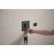 ECOSTAT COMFORT E термостат для 2х споживачів, ПМ, шліфованний чорний хром HANSGROHE 33711340 33711340 фото 6