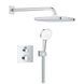 Grohtherm Прихована душова система з лійкою Tempesta 250 Cube з термостатом Grohe 1039950000 1039950000 фото 1