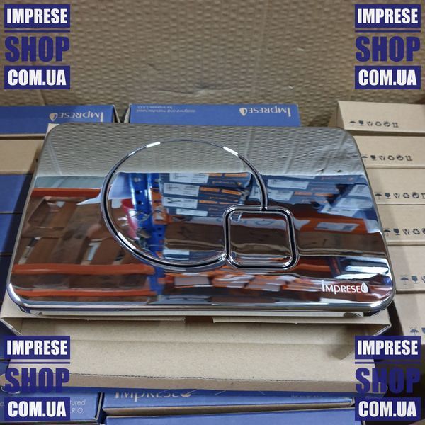 Смывная кнопка клавиша хром для инсталляции Imprese i7115PC 77462 фото
