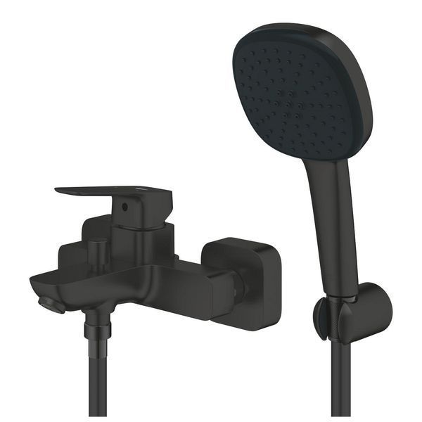 Cubeo матовый черный смеситель для ванны с лейкой Grohe 1018142430 1018142430 фото