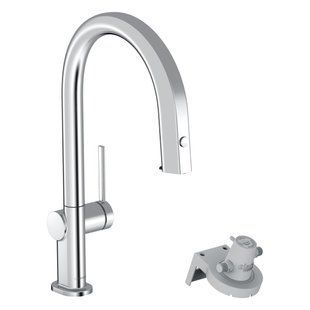 AQITTURA M91 змішувач для кухні, 210, з висувним виливом, 1jet, хром Hansgrohe 76803000 76803000 фото