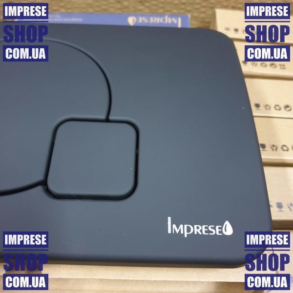 Черная Кнопка смыва клавиша для инсталляции Imprese i7115PB 77463 фото