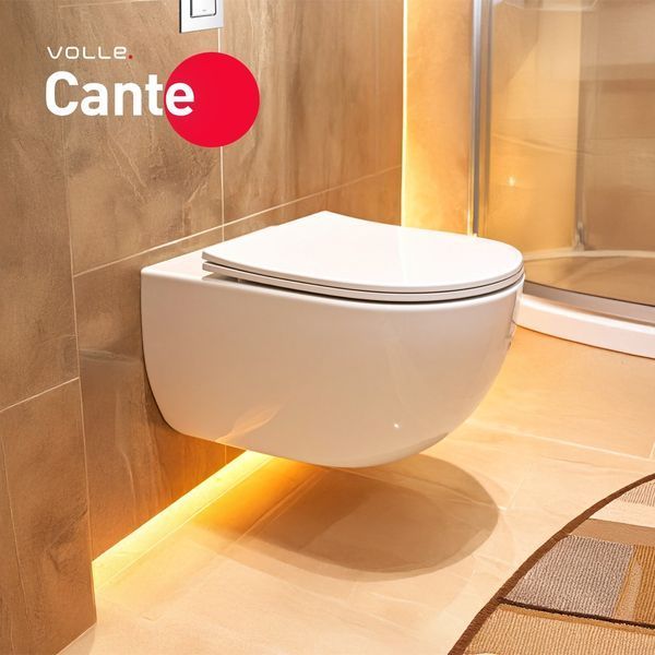 CANTE 2.0 vortice Унитаз подвесной с крышкой soft-close Volle 1312.001000 96733 фото
