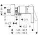 Metris S - змішувач в душову кабіну HANSGROHE 31660000 HANSGROHE 31660000 31660000 фото 2