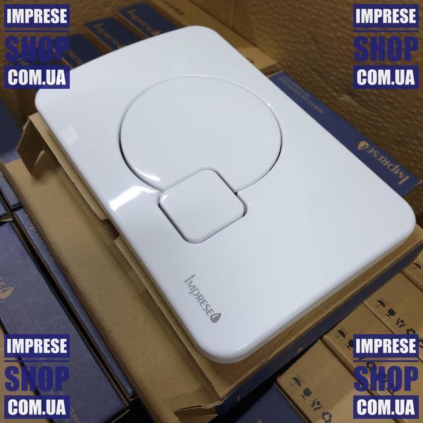 Біла Змивна кнопка клавіша для інсталляції Imprese i7115PW 77465 фото