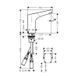 Focus Змішувач для раковини безконтактний HANSGROHE 31172000 31172000 фото 2