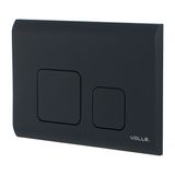 CUADRA EVO чорна кнопка змивна клавіша soft-touch для інсталяції VOLLE 222113 222113 фото