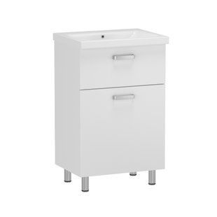 Тумба з умивальником RJ FLORA RJFU042-0150WHSET 50 см RJRJFU042-0150WHSET(RJFU042-0150WH + K116-009) RJFU042-0150WHSET(RJFU042-0150WH + K116-009) фото