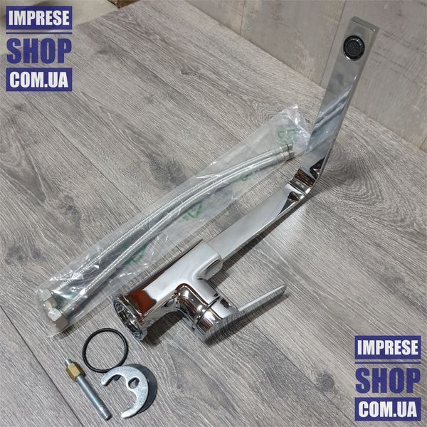 Imprese Elanta хром. Змішувач для кухні, високий: 207x296/35; латунь. 55451 62875 фото