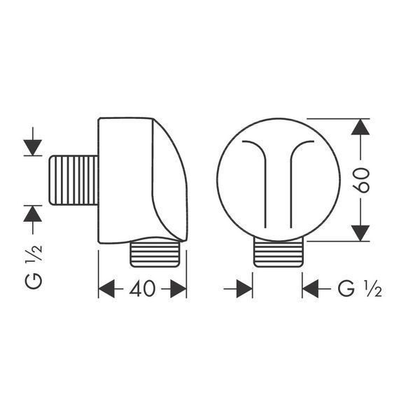 Fixfit Шлангове під'єднання HANSGROHE 27454000 27454000 фото