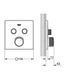 Матовый черный Термостат Grohtherm SmartControl для скрытого монтажа с 2 клапанами, Grohe 102166KF00 102166KF00 фото 4