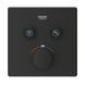 Матовый черный Термостат Grohtherm SmartControl для скрытого монтажа с 2 клапанами, Grohe 102166KF00 102166KF00 фото 3