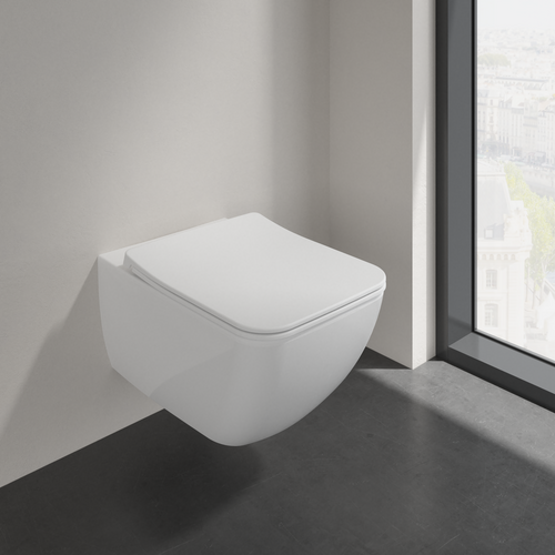 Сидіння кришка для унітаза Villeroy & Boch Venticello 9M80S101 SlimSeat SoftClosing QuickRelease White Alpin 9M80S101 фото