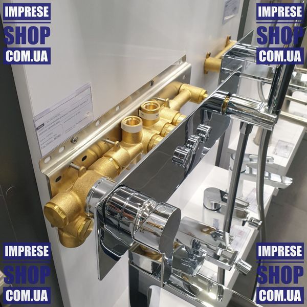 Imprese SMART Click хром. Смеситель врезной, 3 выхода: душ ручной. ZMK101901203 69501 фото