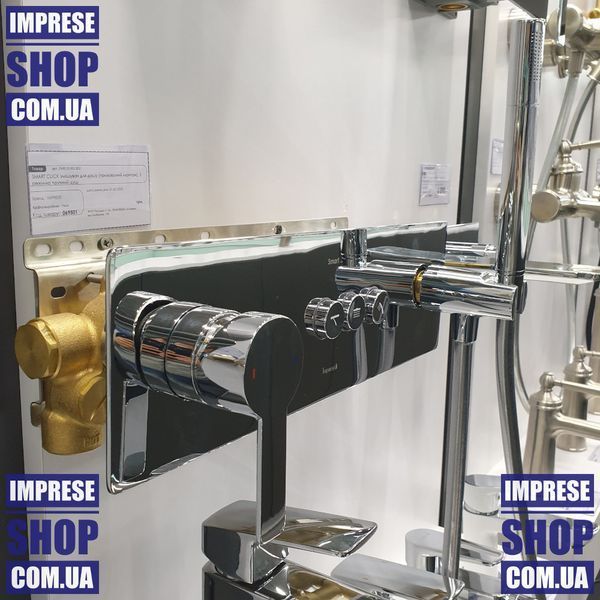 Imprese SMART Click хром. Смеситель врезной, 3 выхода: душ ручной. ZMK101901203 69501 фото