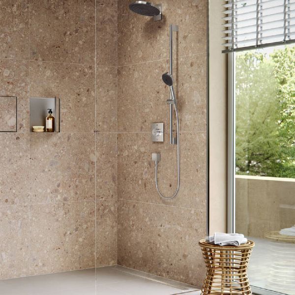 RAINDRAIN ORIGINAL монтажний комплект для установки 1000мм, колір нержавіюча сталь HANSGROHE 56200800 56200800 фото