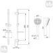 Imprese Kit хром. Набор смесителей для ванны, 3в1. kit21081 48525 фото 4
