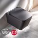 Libra 2.0 vortice матовый черный Унитаз подвесной с крышкой soft-close de la noche Volle 1321.001004 94019 фото 4