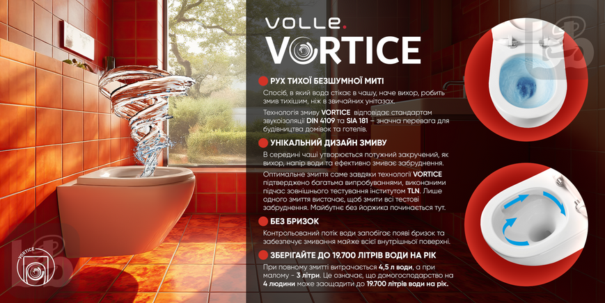 Libra 2.0 vortice матовый черный Унитаз подвесной с крышкой soft-close de la noche Volle 1321.001004 94019 фото