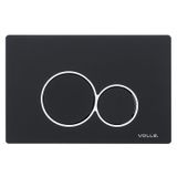VISO EVO чорна кнопка клавіша змивна soft-touch для інсталяції VOLLE 222123 222123 фото