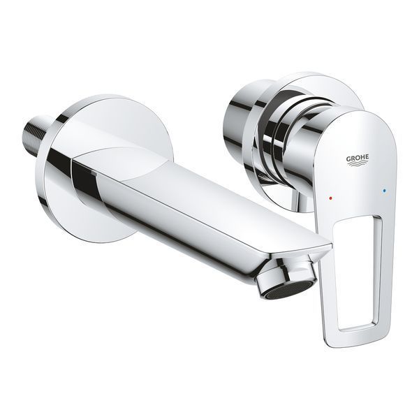 Настенный Смеситель для умывальника с внутренней частью, хром, Grohe BauLoop New M-Size 20289001 20289001 фото