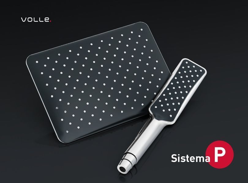 Душова система з термостатом прихованого монтажу Volle SISTEMA P 1584.090701 1584.090701 фото