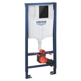 Rapid SL 3-в-1 инсталляция для унитаза 1.13 м высота с черной кнопкой Grohe 39940000 39940000 фото