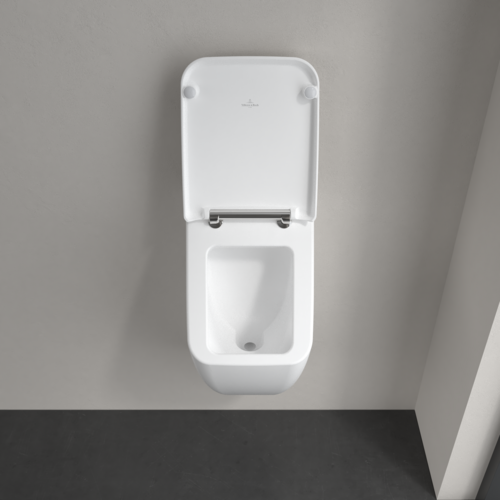 Кришка для пісуара урінала Villeroy & Boch Venticello 8M10S1RW Stone White CeramicPlus 8M10S1RW фото
