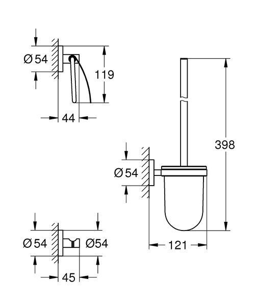 Набор аксессуаров Grohe Essentials City restroom 40407001 40407001 фото