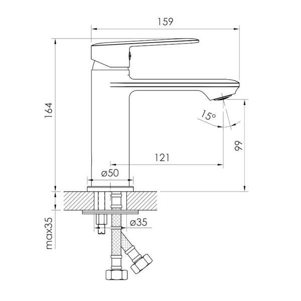 Набор смесителей для ванны и кухни (4 в 1) Imprese kit30093 77221 фото