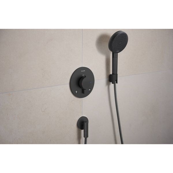 FIXFIT FINE S шлангове з'єднання, шліфованний чорний хром HANSGROHE 28882340 28882340 фото