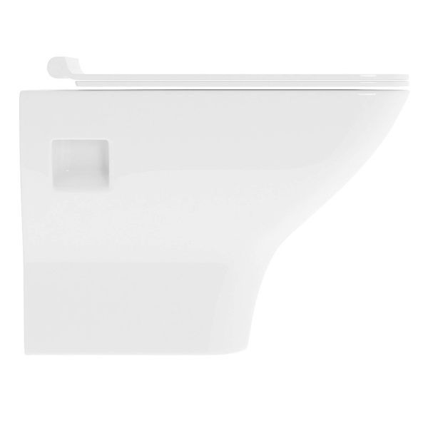 MORETTA унітаз підвісний 34,5*50,5*40см з сидінням Slim Soft Close DiMARCO DM2I002WH DM2I002WH фото