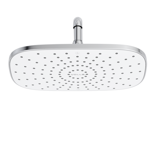 Верхний душ, лейка 30х20см с держателем на стену, хром, Volle CASCADA A20Cw 1586.180401 1586.180401 фото