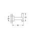 Essentials Cube Гачок в ванну хром Grohe 40511001 40511001 фото 3