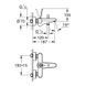 Eurodisc Joy Змішувач для ванни, одноважiльний, зовнішній монтаж GROHE 23431000 23431000 фото 2