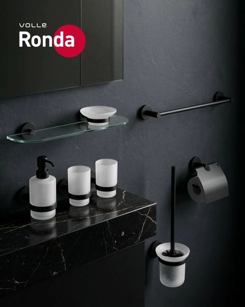 Ronda черный Диспенсер дозатор для мыла de la noche Volle 2535.230104 080904 фото