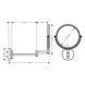 Logis Дзеркало для голiння, настiнне, хром HANSGROHE 73561000 73561000 фото 2