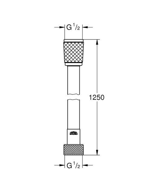 Relexaflex душовий шланг для гігієнічного душу 125см Grohe 45971001 45971001 фото