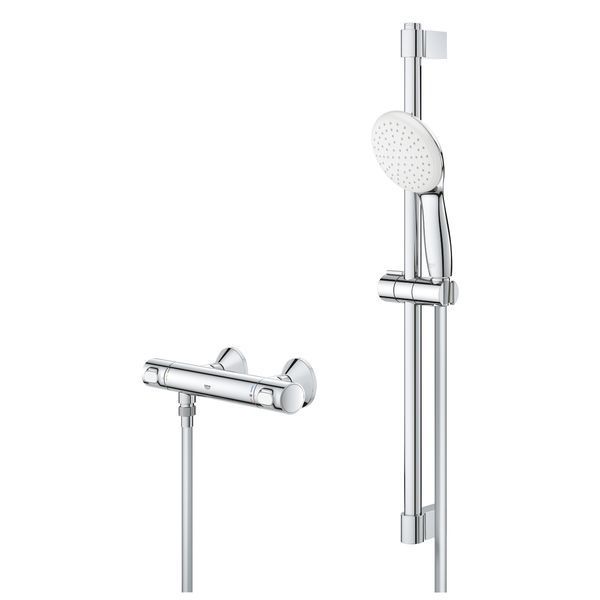 Grohtherm 500 смеситель для душа с термостатом, с душевым набором, хром Grohe 34796001 34796001 фото
